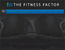 Tablet Screenshot of fitnessfactor.net